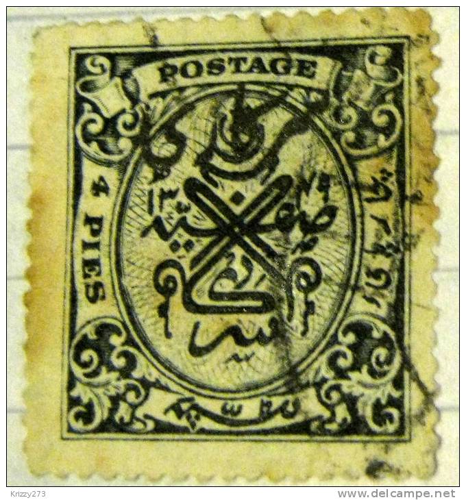 Hyderabad 1931 Symbols 4p - Used - Hyderabad