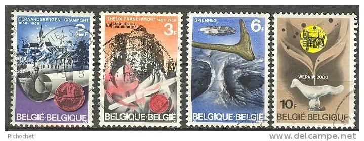 Belgique 1448 à 1451 Obl - Gebruikt