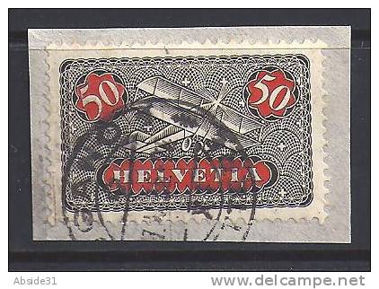 SUISSE  P.A.  N° 9   Yvert  Oblitéré  Sur  Fragment  - Cote : 20 € - Oblitérés