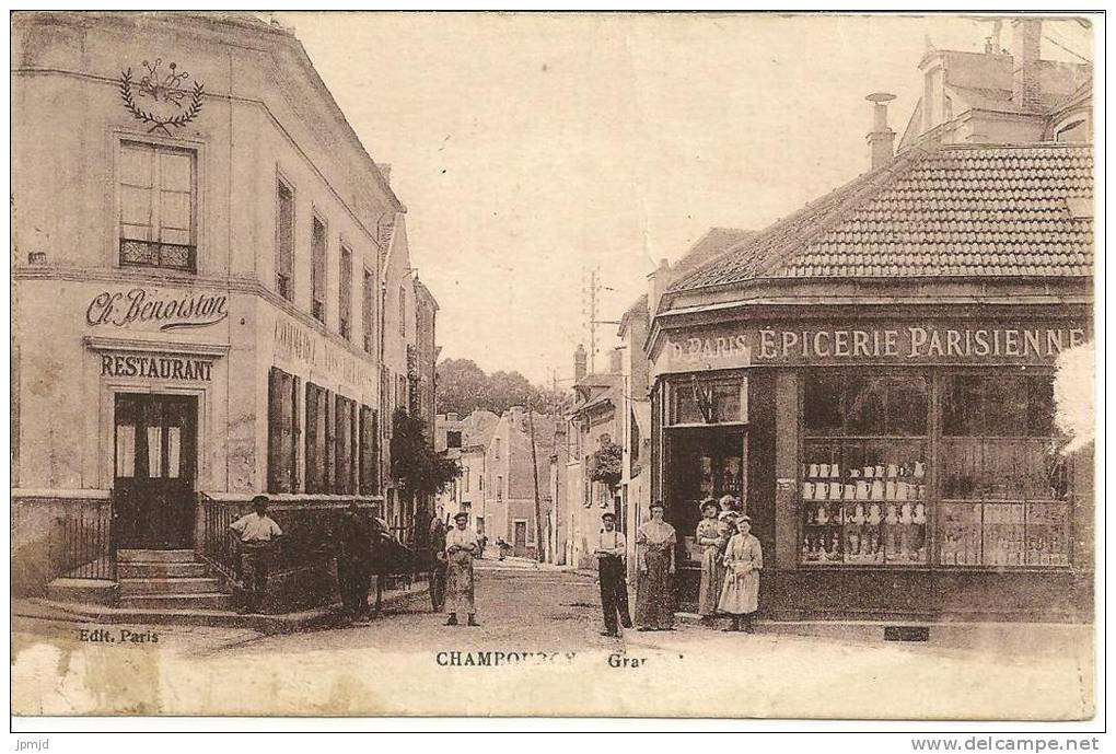 78 - CHAMBOURCY - Grande Rue - Ed. Paris - Voir état - Chambourcy