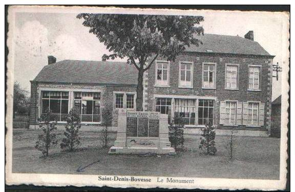 SAINT DENIS BOVESSE   LE MONUMENT - La Bruyère