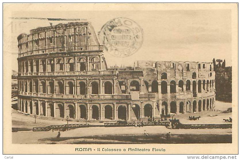 ROMA - Il Colosseo O Anfiteatro Flavio (STA, 20817) - Colisée