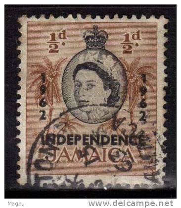 Jamaica Used 1962, 1/2d Opt. Independence - Jamaica (1962-...)