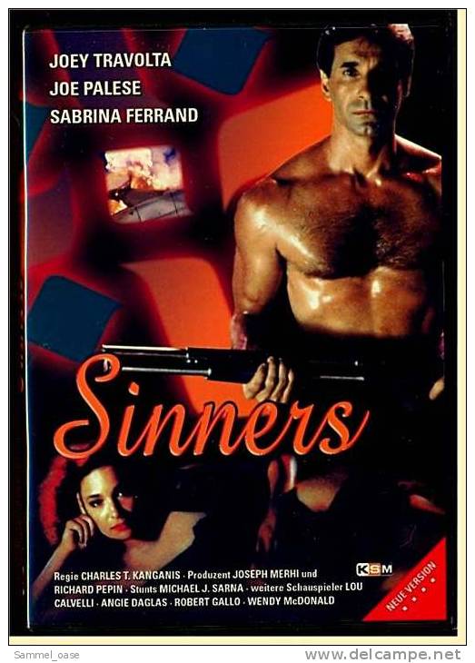 DVD  ,  Sinners - Mit Joey Travolta , Wendy MacDonald  -  Auto-Crashs Und Super-Stunts - Action, Aventure