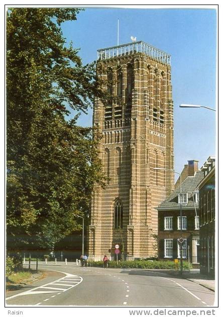 Pays Bas Vught  St. Lambertus Toren  Carte Circulé Mauvais état - Vught