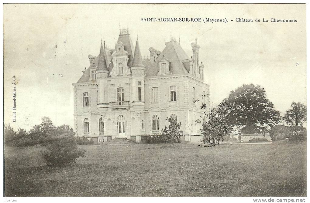 53 - SAINT-AIGNAN-SUR-ROE - Château De La Chevronnais - Saint Aignan Sur Rö