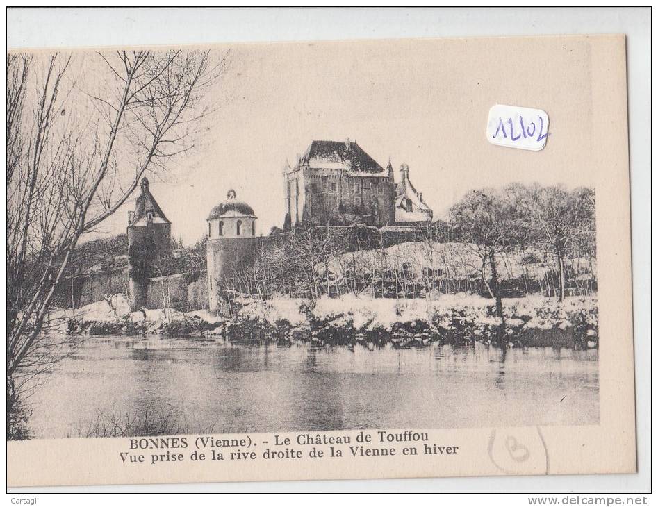 CPA -12102- 86 Bonnes - Le Château De Touflou En Hiver-Envoi Gratuit - Chateau De Touffou