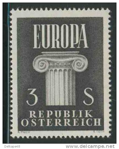 Austria Österreich 1960 Mi 1081 YT 922 SG 1359 ** Ionic Capital / Ionischen Säule / Chapiteau Ionique - 1960