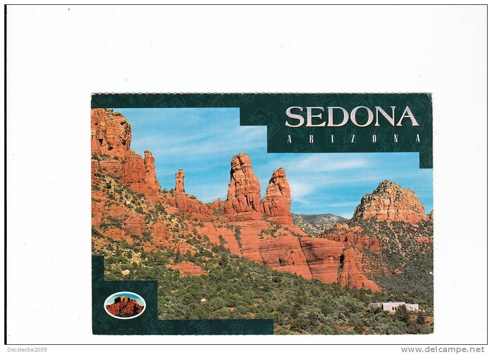 B53228 Sedona Arizona Sculptured Forms Used Perfect Shape - Sedona