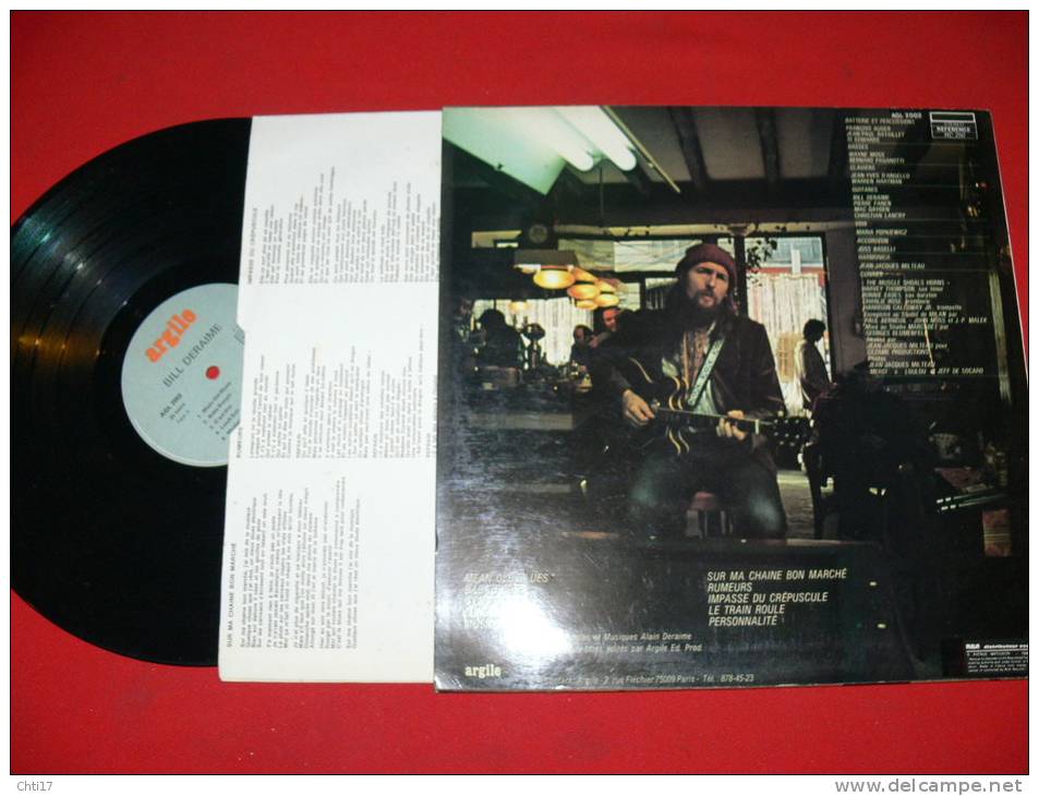 BILL DERAIME  " MEAN OLD BLUES "   EDIT  RCA 1979 - Blues