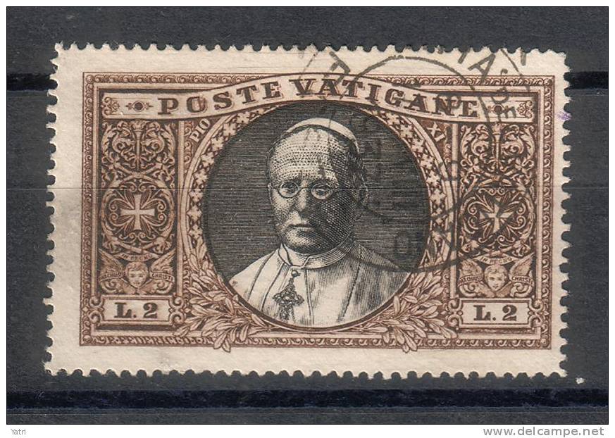 Vaticano - 1933 - Giardini E Medaglioni - 2 Lire (usato) - Used Stamps