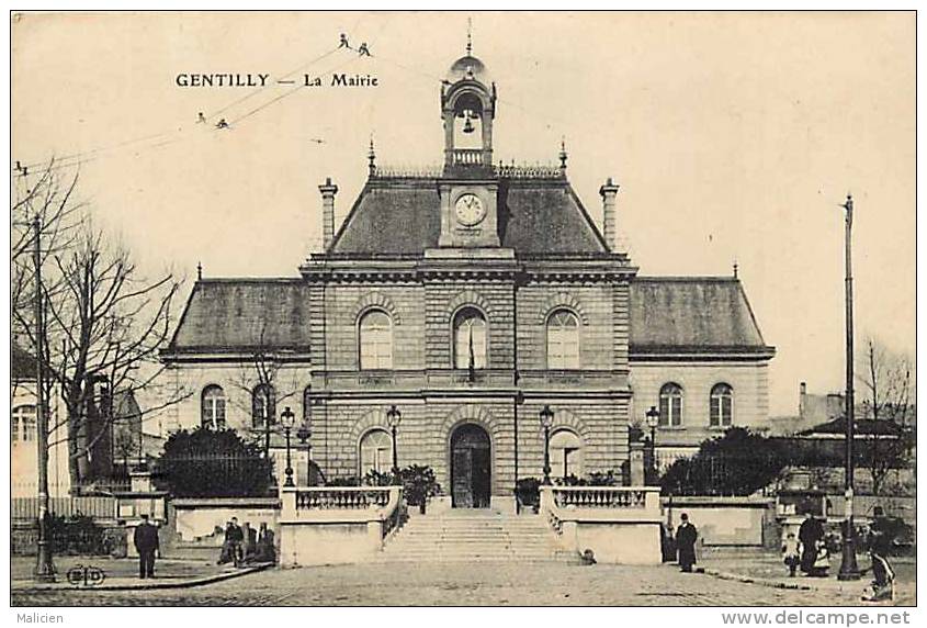Val De Marne -ref  179- Gentilly - La Mairie - Carte Bon Etat - - Gentilly