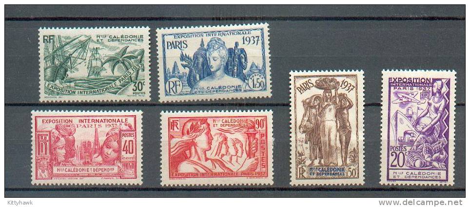 NCE 370 - YT 166 à 171 * Charnières Complètes - Unused Stamps