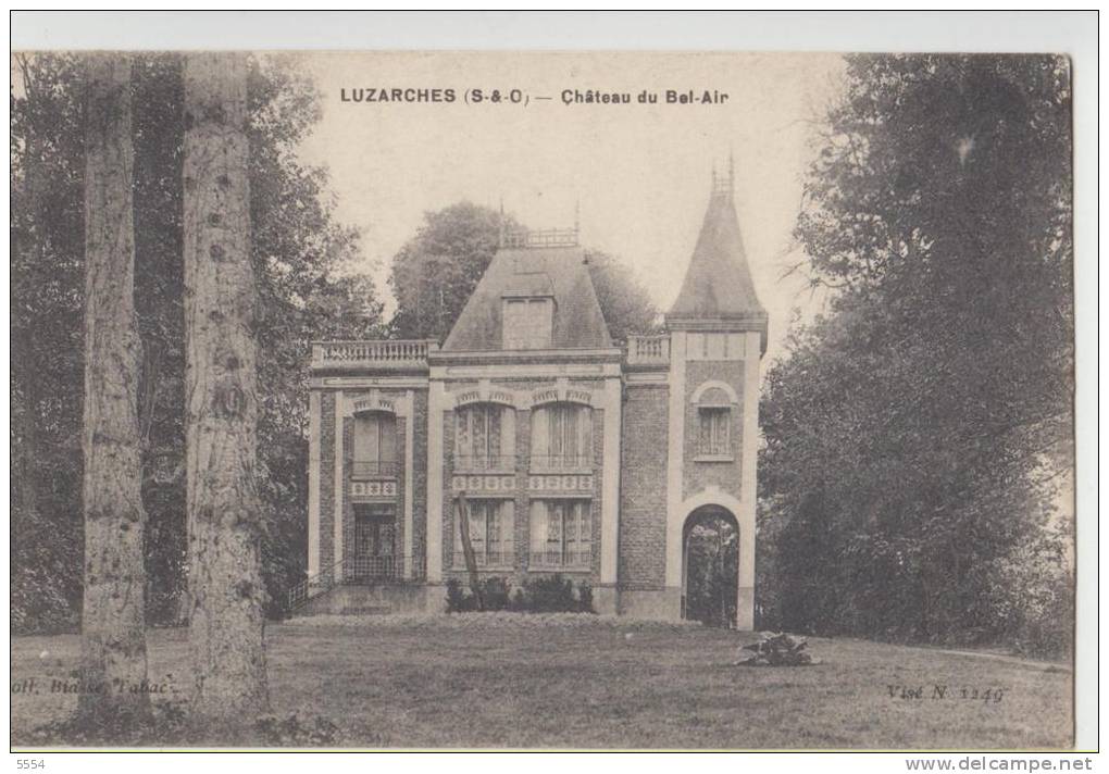 Cpa   95 Val D Oise Luzarches Chateau Du Bel Air - Luzarches