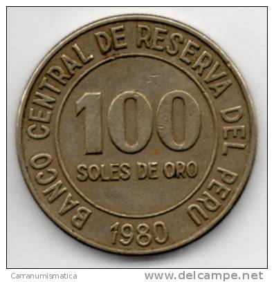 PERU 100 SOLES DE ORO 1980 - Peru