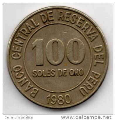 PERU 100 SOLES DE ORO 1980 - Perú