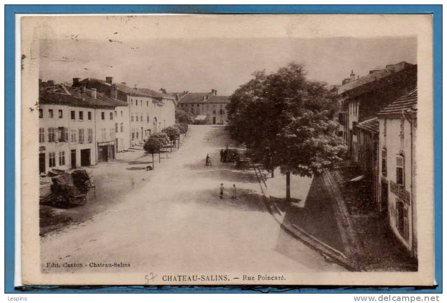 57 - CHATEAU SALINS -- Rue Poincaré - Chateau Salins