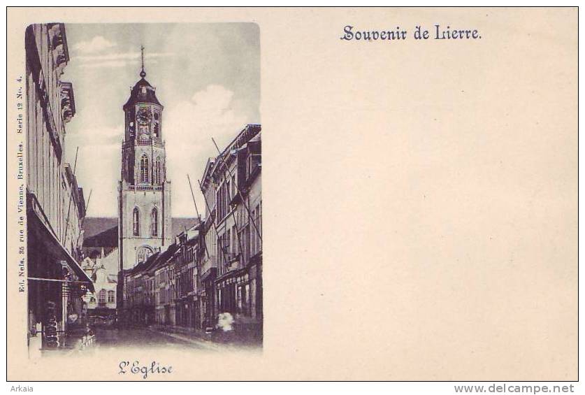 LIERRE = Souvenir = L'église (Nels  Bxl  S.12  N° 4) Vierge - Lier