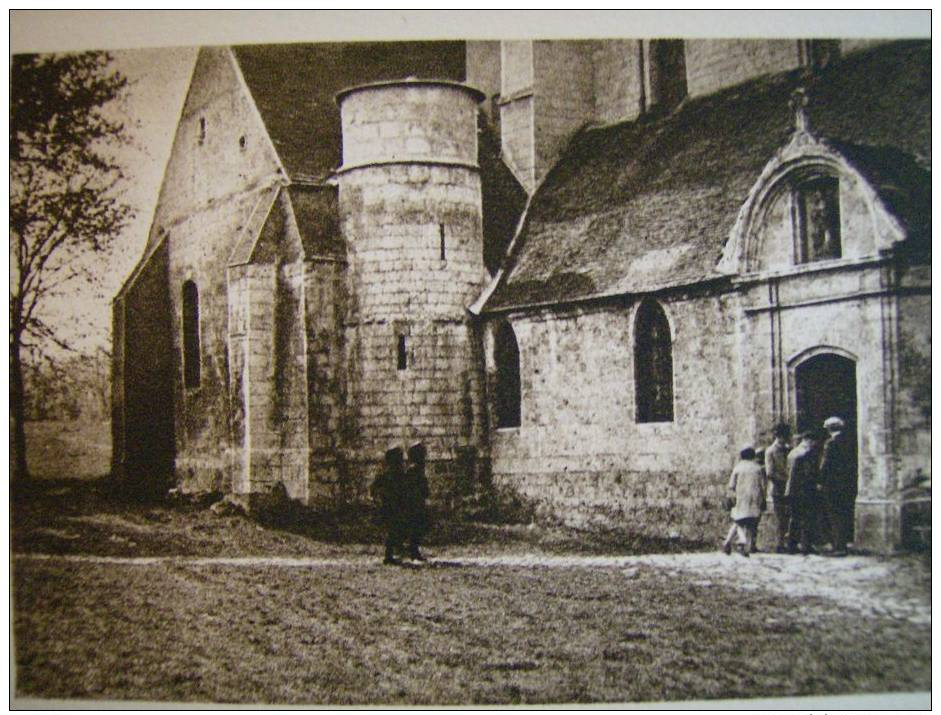 L'église De Picquigny Somme 1932 , Héliogravure Sur Papier Velin - Autres & Non Classés