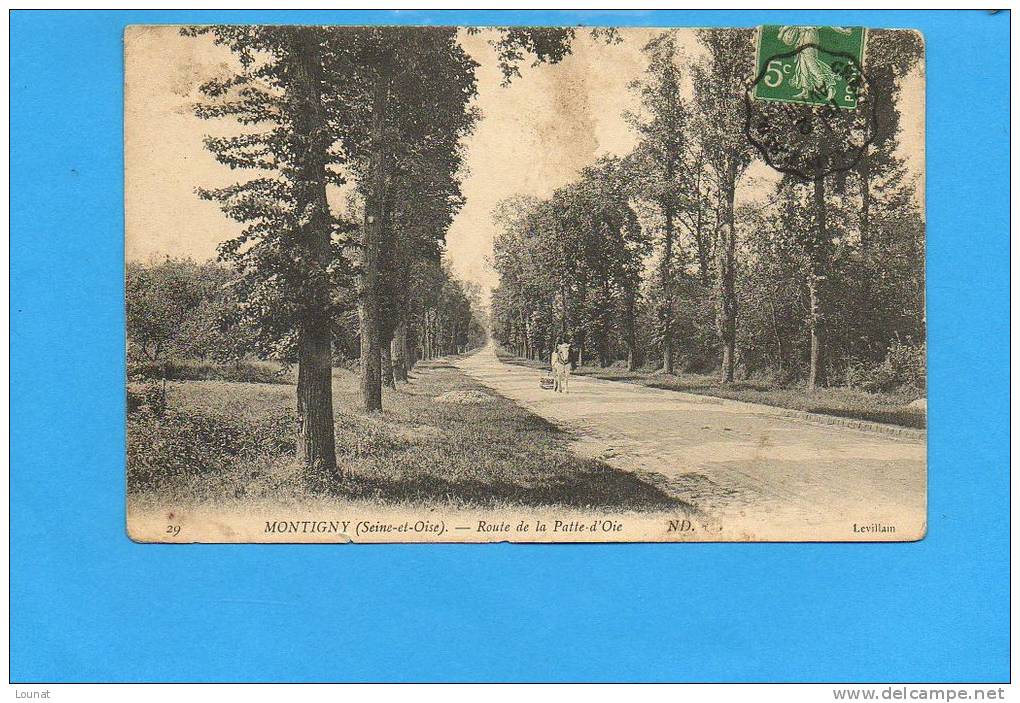 78 MONTIGNY : Route De La Patte D'oie - Montigny Le Bretonneux