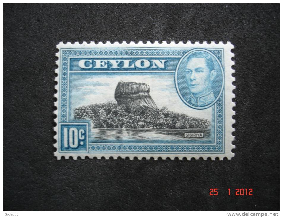 Ceylon  1938  K.George VI      10 Cents     SG389     MH - Ceylon (...-1947)