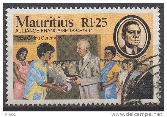 MAURICE  N°612__OBL VOIR SCAN - Mauritius (1968-...)