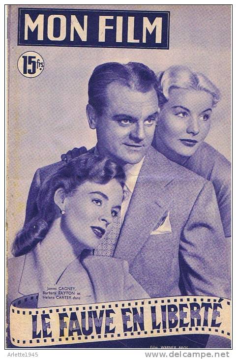 MON FILM   LE FAUVE EN LIBERTE Avec James CAGNEY Barbara PAYTON Hélène CARTER - Cassette Beta