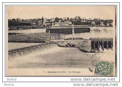 78 ANDRESY - Les Barrages - Andresy
