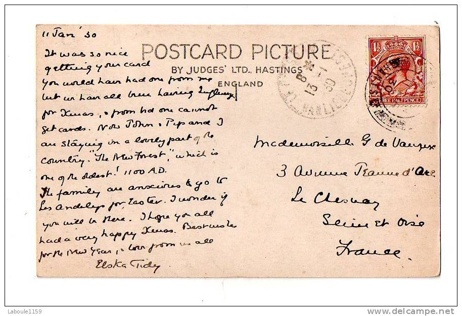 RUFUS STONE (Royaume Uni) : "Judges Real Photo Postcard Judges " ( With Old Stamp) - Other & Unclassified