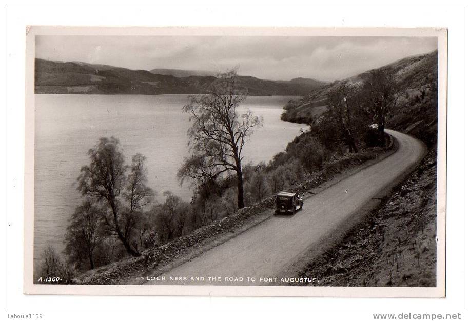 ROYAUME UNI : "LOCH NESS & FORT AUGUSTUS ROAD, J B WHITE REAL PHOTO " - Inverness-shire