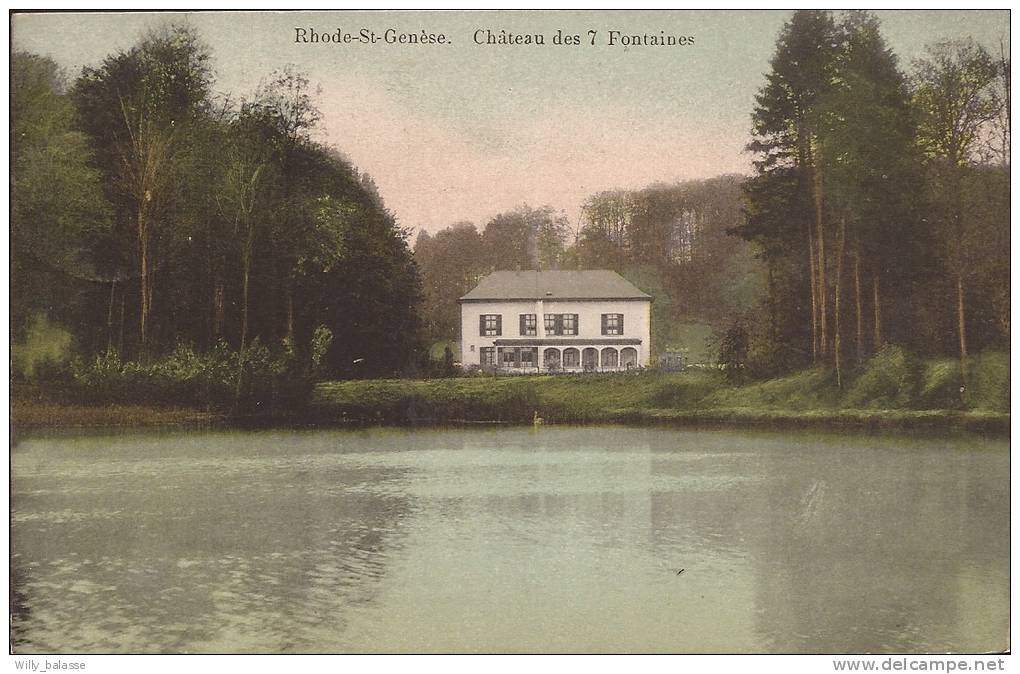 Benlgique Carte Postale Rhode-St-Genèse, Chateau Des 7 Fontaines - St-Genesius-Rode