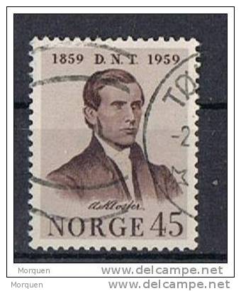 Lote 7 Sellos NORUEGA, Yvert Num 332, 343, 354, 377, 378, 391, 470 º - Oblitérés