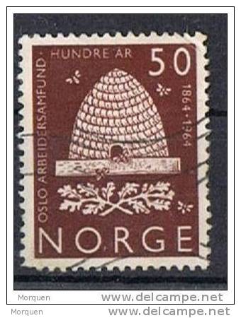 Lote 7 Sellos NORUEGA, Yvert Num 332, 343, 354, 377, 378, 391, 470 º - Used Stamps