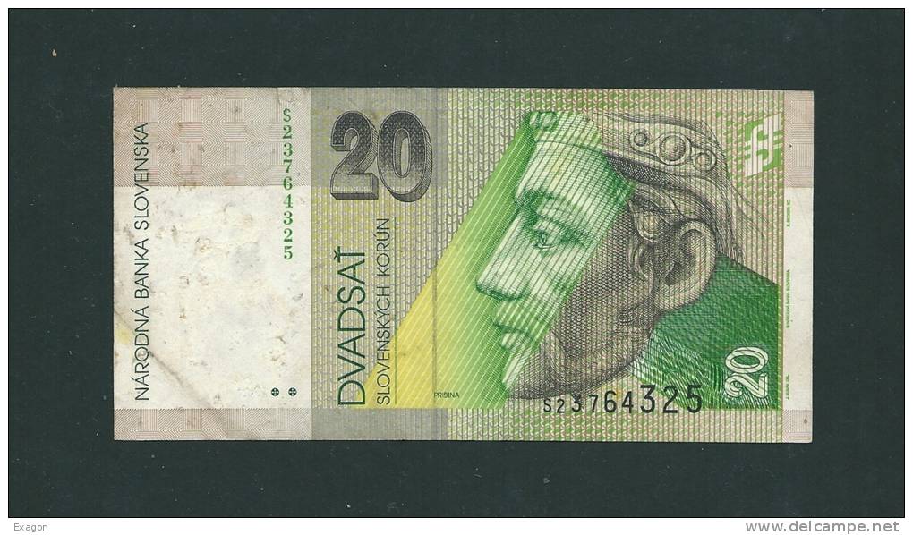 20  KORUN  Della  Slovenia  - Anno  2001. - Slovenia