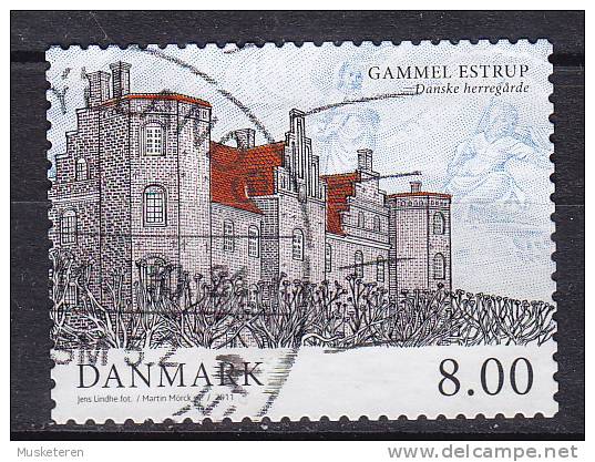 Denmark 2011 BRAND NEW 8.00 Kr Danish Manor House Gammel Estrup - Used Stamps