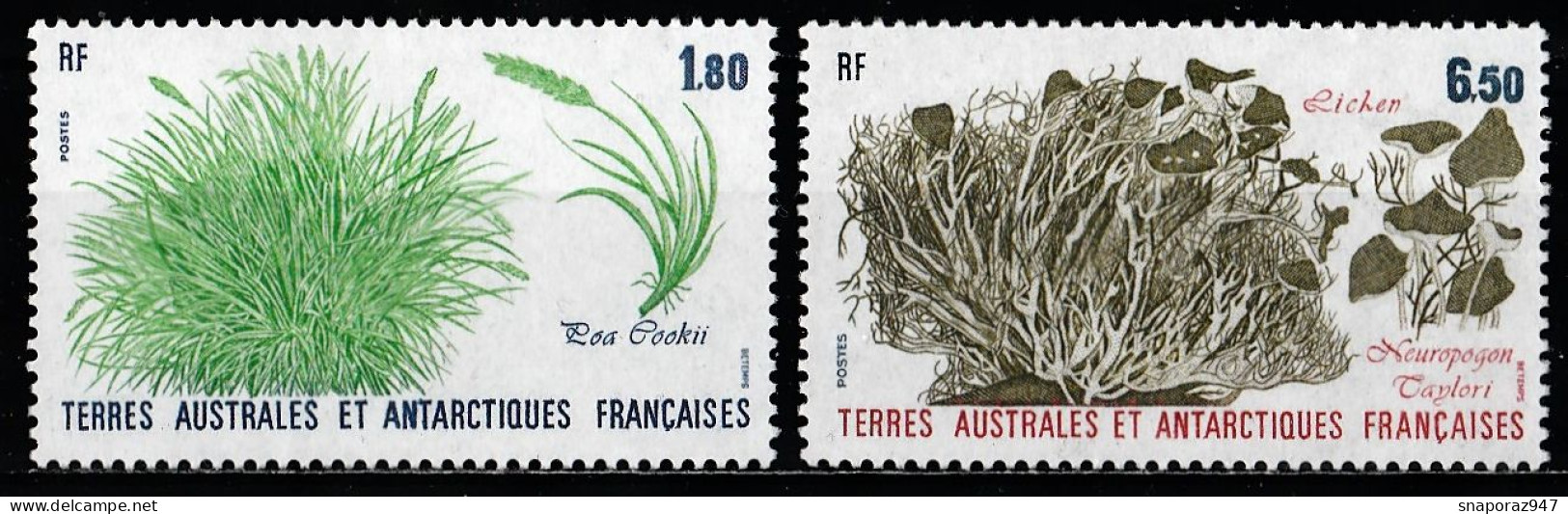 1987 TAAF Piante Plants Plantes Set MNH** B368 - Vegetables