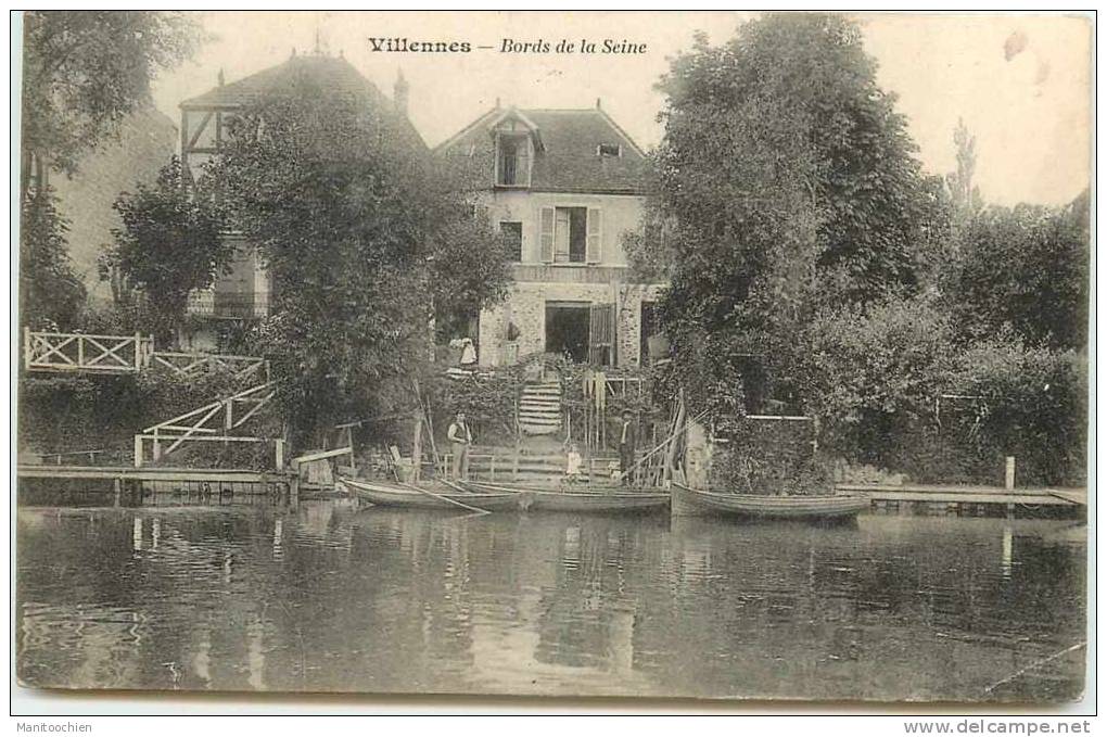 DEP 78 VILLENNES  SUR SEINE BORD DE SEINE VILLAS - Villennes-sur-Seine