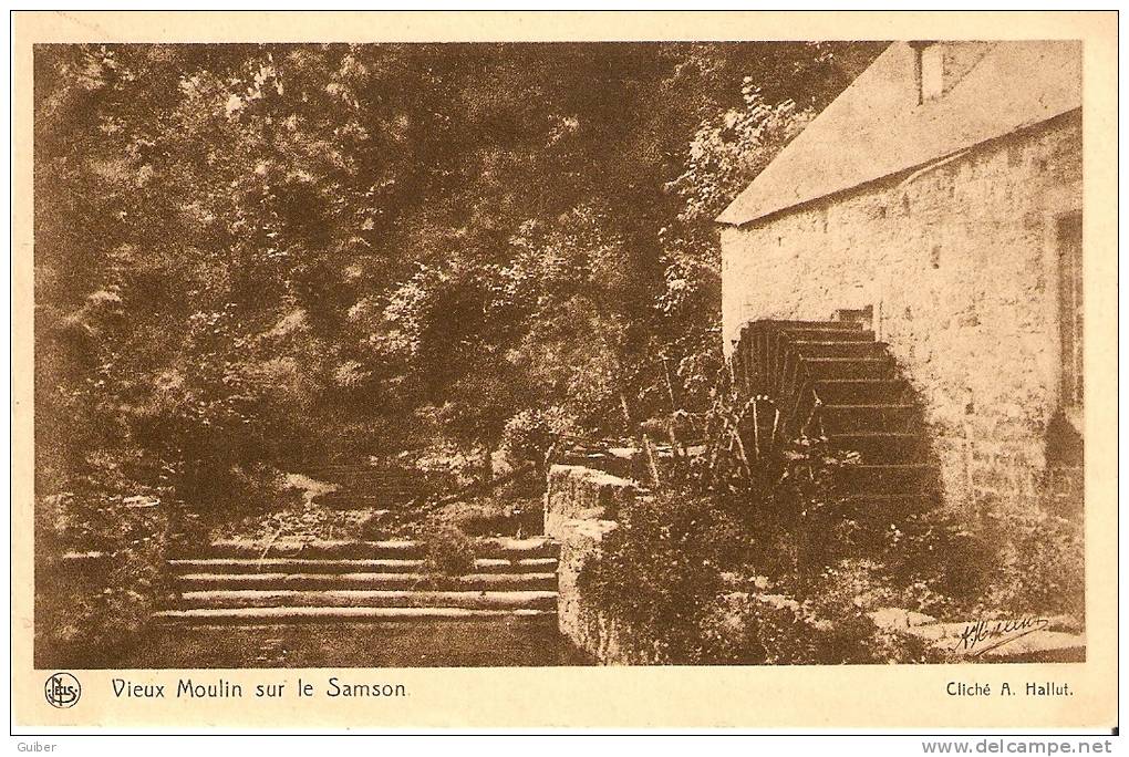 Vieux Moulin Sur Le Samson Cliché A.hallut Non Ecrite - Watermolens