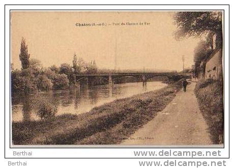 78 CHATOU - Pont Du Chemin De Fer - Chatou