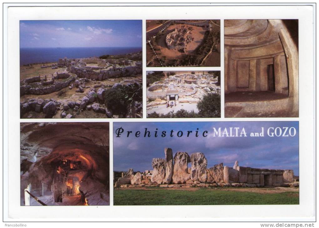 MALTA-PREHISTORIC MALTA AND GOZO / THEMATIC STAMP-EUROPA CEPT - Malta