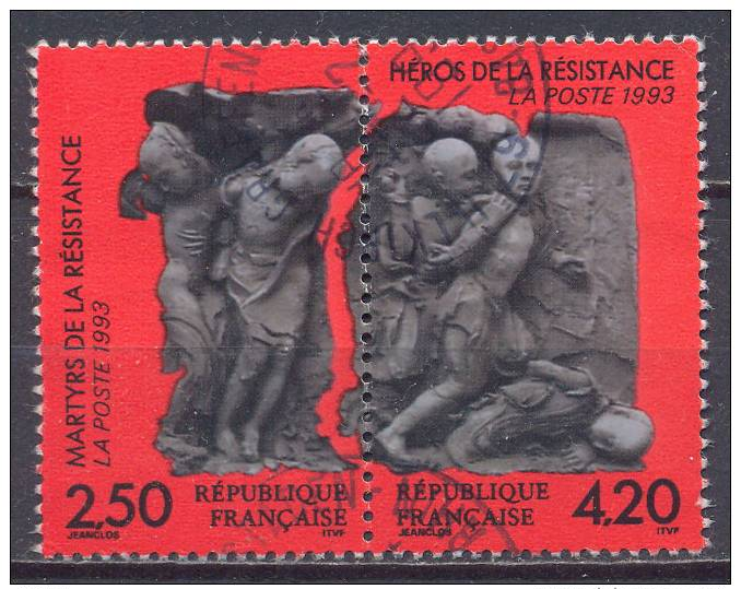 France YT N°2813A Martyrs Et Héros De La Résistance Oblitéré ° - Used Stamps