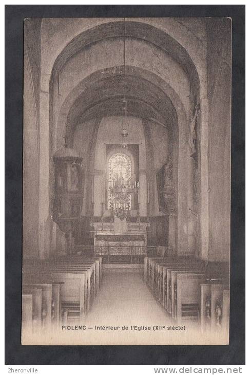 CPA - PIOLENC - Intérieur De L´ Eglise - 1933 - Piolenc