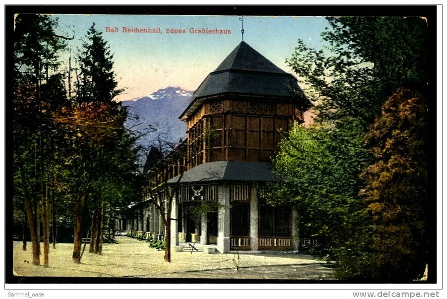 Bad Reichenhall - Gradierhaus -  Ansichtskarte Ca.1924    (eb) - Bad Reichenhall