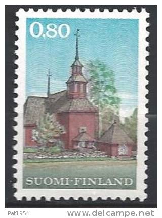 Finlande 1970 N°637 église De Keuru - Ungebraucht