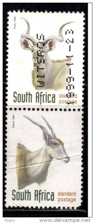 South Africa Used 1998, Pair Antelope, Aniaml - Oblitérés