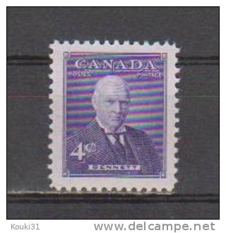 Canada YT 284 ** : Premier Ministre - Unused Stamps