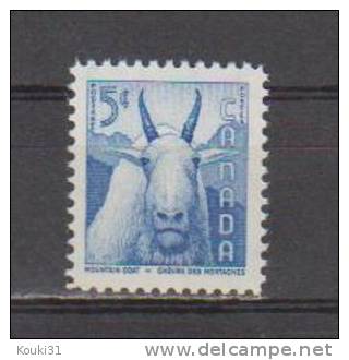 Canada YT 288 ** : Chèvre Des Montagnes - Unused Stamps