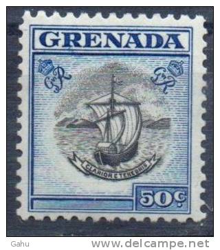 Grenade ; Grenada ; 1951 ; N° Y : 152 ; N* ; Tra. Char. Lèg ; " Armoiries " ; Cote Y 2006 : 3.00e. - Grenada (...-1974)