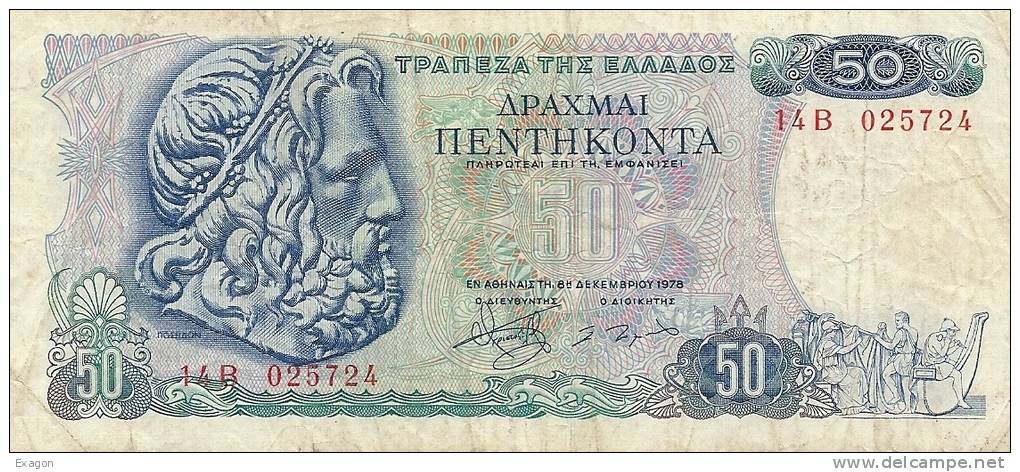 50  DRACME  -  GRECIA  -  Anno 1978. - Griechenland