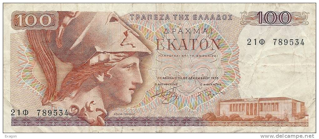 100  DRACME  -  GRECIA  -  Anno 1978. - Griechenland